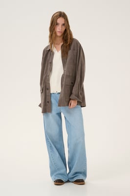 Leren jas OllyMW Leren jas Oversize fit