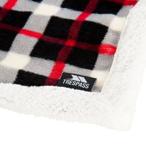 Trespass Vallon Sherpa Deken (Rood/zwart/wit)