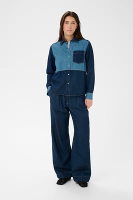 Denim blouse AlvinePW Denim blouse Oversize fit