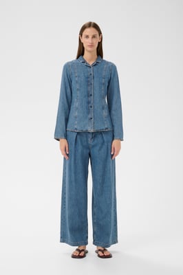 Denim blouse DOPHINAIW Denim blouse Fitted