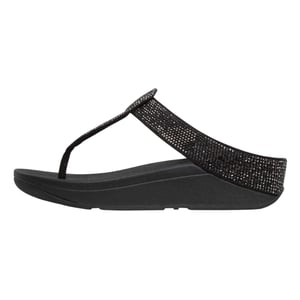 Fit Flop Dames Isabelle Leren Sandalen (Zwart)
