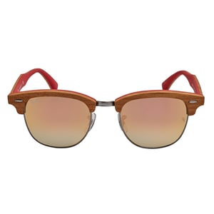 Heren Zonnebril Clubmaster Hout RB3016