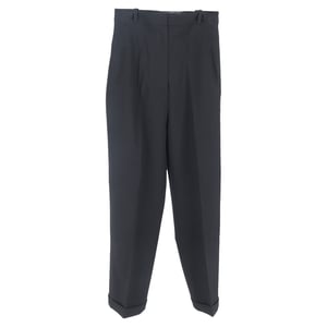 Jacquemus La Bomba rechte broek van zwart katoen