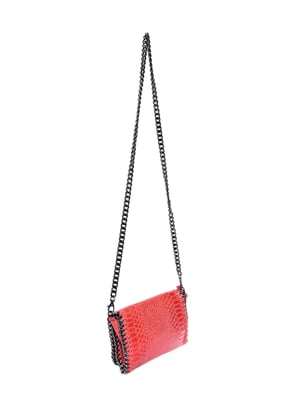 Luisa Vannini Rood Rundleer Tas