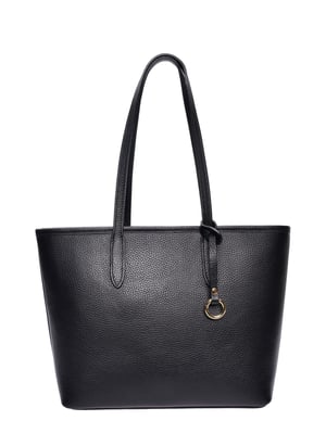 Roberta M Zwart Rundleer Tas