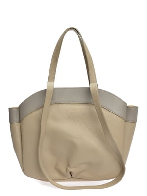 Anna Luchini Beige Rundleer Tas