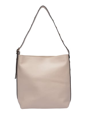 Luisa Vannini Beige Rundleer Tas