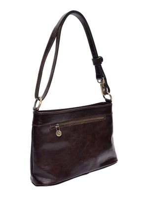 Luisa Vannini Bordeauxrood Rundleer Tas