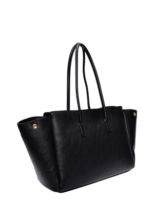 Isabella Rhea Zwart Rundleer Tas
