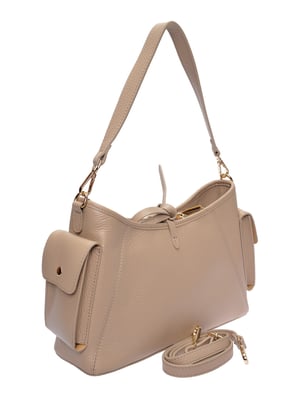 Anna Luchini Beige Rundleer Tas