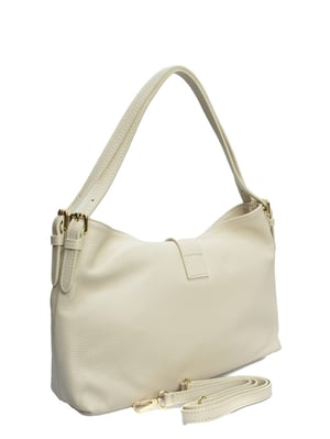 Anna Luchini Beige Rundleer Tas