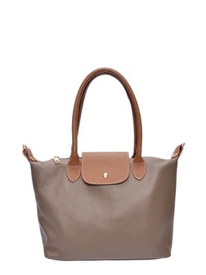 Anna Luchini Beige Rundleer Tas