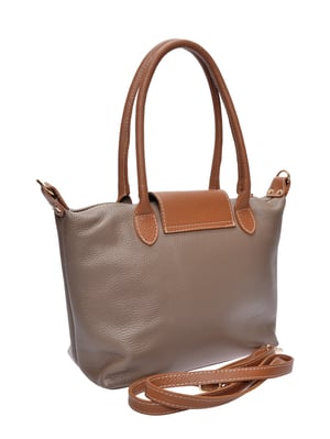 Anna Luchini Beige Rundleer Tas