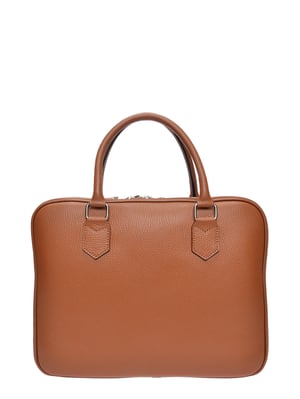 Luisa Vannini Brown Rundleer Tas