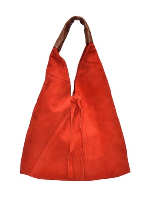 Anna Luchini Rood Rundleer Tas