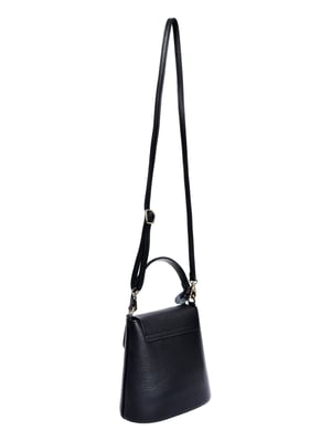Roberta M Zwart Rundleer Tas