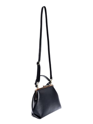 Roberta M Zwart Rundleer Tas