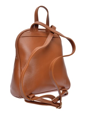 Anna Luchini Brown Rundleer Tas