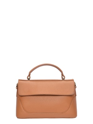 Luisa Vannini Brown Rundleer Tas