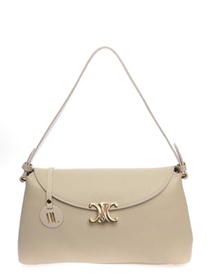 Anna Luchini Beige Rundleer Tas