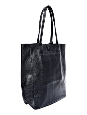 Roberta M Zwart Rundleer Tas