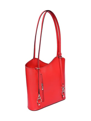 Anna Luchini Rood Rundleer Tas