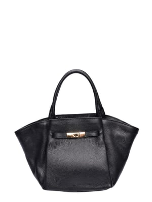 Roberta M Zwart Rundleer Tas