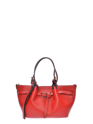 Luisa Vannini Rood Rundleer Tas