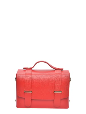 Luisa Vannini Rood Rundleer Tas