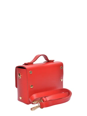 Luisa Vannini Rood Rundleer Tas