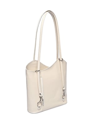 Anna Luchini Beige Rundleer Tas