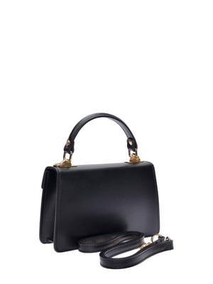 Roberta M Zwart Rundleer Tas