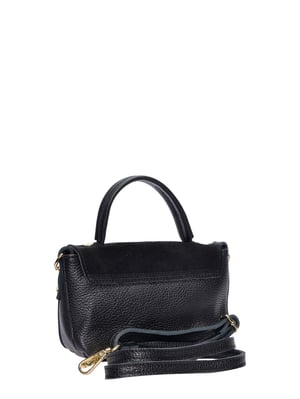 Roberta M Zwart Rundleer Tas