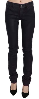 Cavalli Gecoate Skinny Jeans Marineblauw