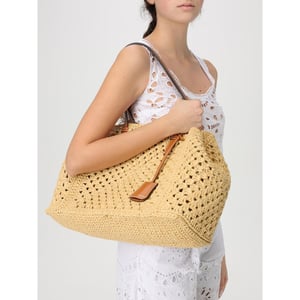 Ermanno Scervino Beige Leren Handtas