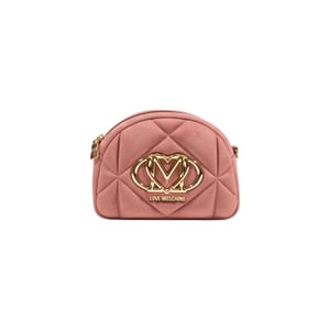 Love Moschino Roze Suède Leren Handtas