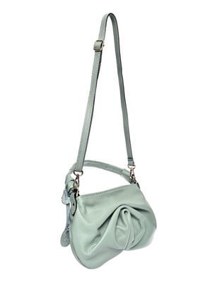 Roberta M Groen Rundleer Tas