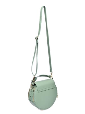 Roberta M Groen Rundleer Tas