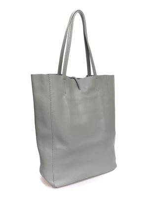Roberta M Grijs Rundleer Tas