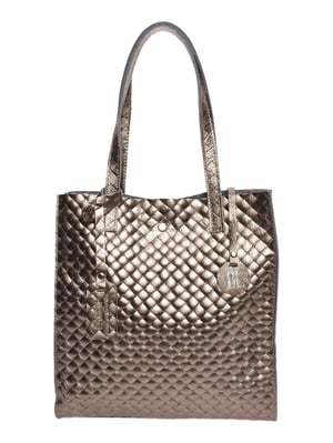 Anna Luchini Brons Rundleer Tas