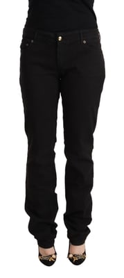 Just Cavalli Pan72206 Zwarte Stretch Denim Jeans