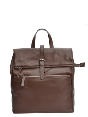 Anna Luchini Chocolade Rundleer Tas