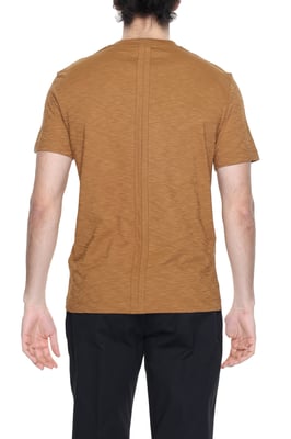 Ronde Hals T-shirt Textuurstijl
