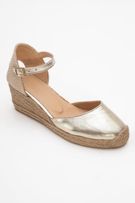Aldea Leren Platform Espadrille (Dames)