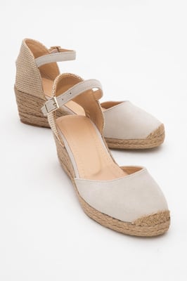 Aldea Leren Platform Espadrille (Dames)