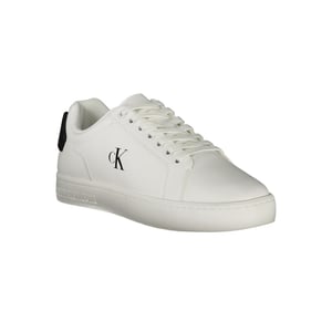 Calvin Klein Bianco Poliurethaan Heren Sneaker