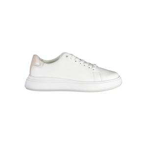 Calvin Klein Bianco Pelle Dames Sneakers
