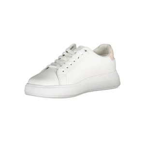 Calvin Klein Bianco Pelle Dames Sneakers