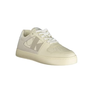 Calvin Klein Bianco Polyurethaan Heren Sneaker