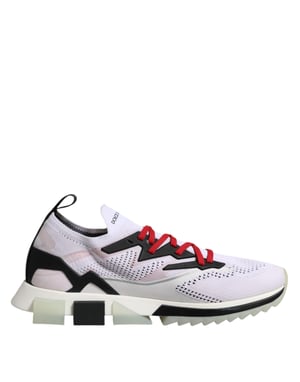 Dolce & Gabbana Witte SORRENTO Sport Stretch Sneakerschoenen